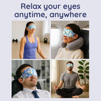 16 Pack Jasmine Steam Eye Mask for Dryness, Strain & Relaxation, Heated Eye - Image 6