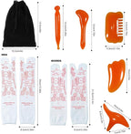 Reflexology Socks with Beginner Acupoint Massage Tools Set of 5 - Image 2