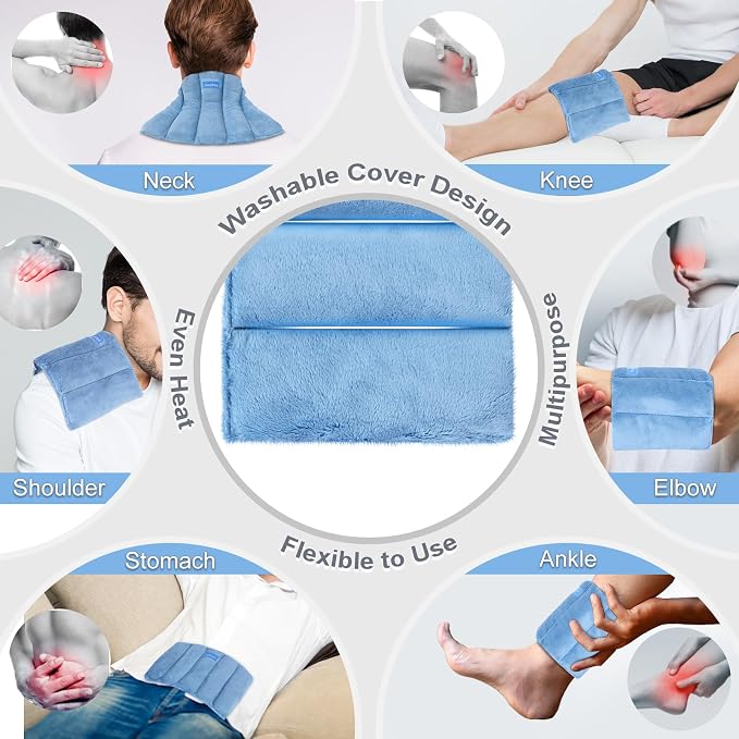 SuzziPad Microwave Heating Pad, 6.5x12” Reusable Moist Heated Pads - Image 4