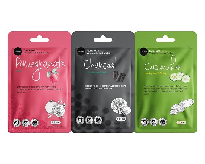 Celavi Essence Facial Face Mask Paper Sheet Korea Skin Care Moisturizing 9 Pack - Image 7
