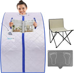 SereneLife Portable Sauna Box for Home, Infrared Sauna Tent by SereneLife