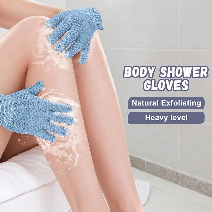 Exfoliating Dual Texture Bath Gloves - Image 4