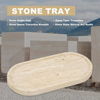 Koville Italian Travertine Tray, Catchall Tray - Image 6