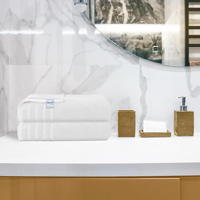 Avalon Towels Bath Towels Set of 4, Size 30 x 60 Inches - Image 6
