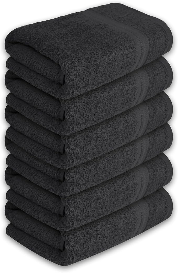 Medium Bath Towels Pack of 6 – 24x48 Inches – Soft, Quick Dry & Highly - Image 8