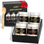 Epsom Bath Salts Gift Set for Soaking 4pcs Bath Salts by POPMODERNC