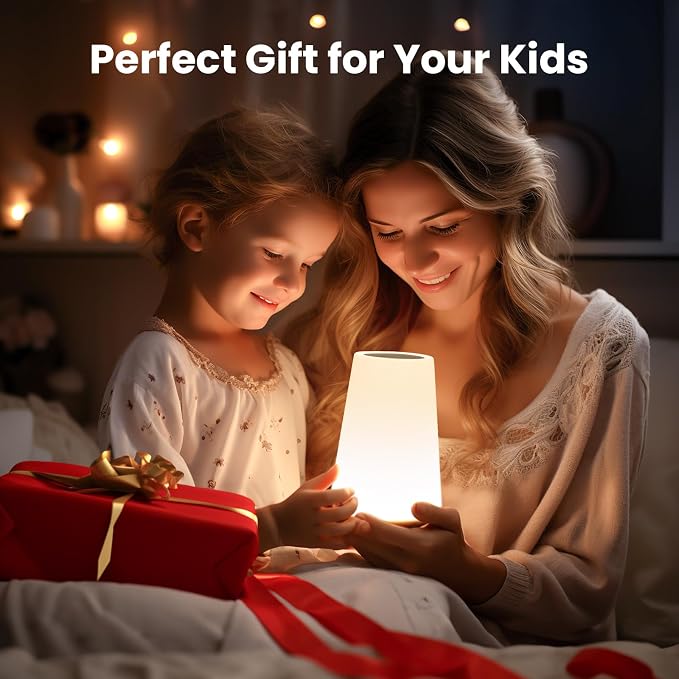 THAUSDAS Night Light, Dimmable Touch Lamp - Image 8