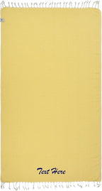 Personalized Beach Towel | Cotton Beach Towels, Sand Free, Highly Absorbent by LA%60HAMMAMFINELIVING