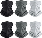Geyoga 6 Pieces Summer UV Protection Cooling Neck Gaiter Face Clothing Neck by Geyoga