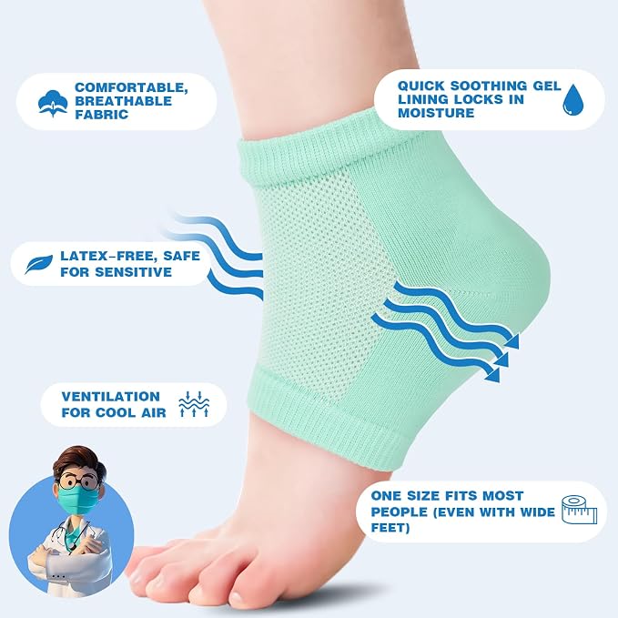TEAWOO Moisturizing Heel Socks - Image 5
