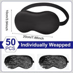 Newcotte 50 Pcs Silk Sleep Eye Mask - Image 2