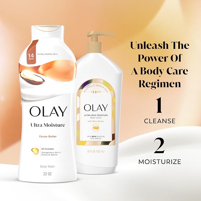 Olay Body Wash for Women, Ultra Moisture, 24hr Moisturizing, Hydrating & - Image 8