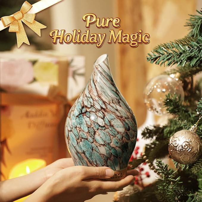Porseme 150ml Glass Essential Oil Diffuser Aromatherapy Ultrasonic Cool Mist - Image 6