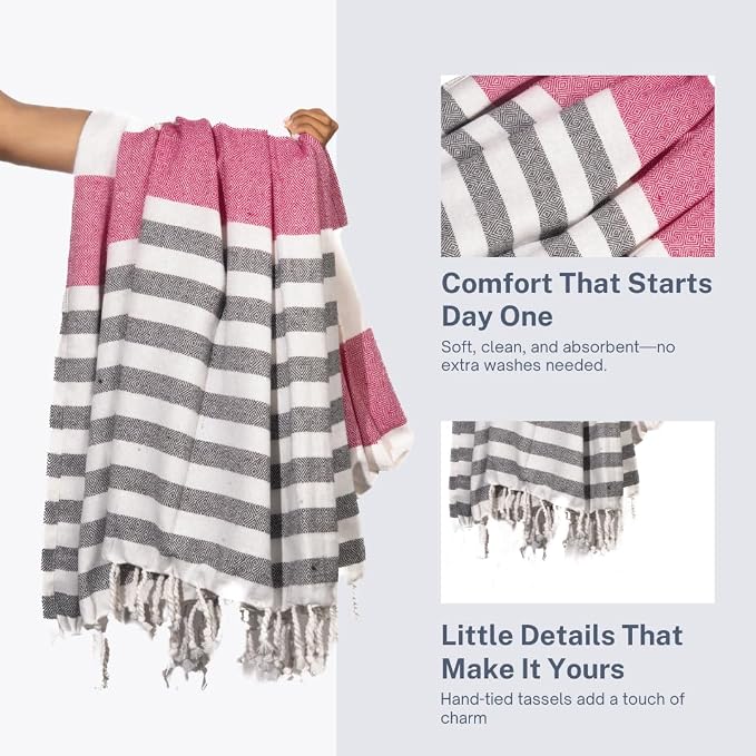 Cotton Turkish Beach Towel - Image 5