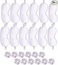 24Pcs Satin Eye Mask Silk Sleep Masks Silky Eyes Cover Blackout Blindfold by WJingYiJia