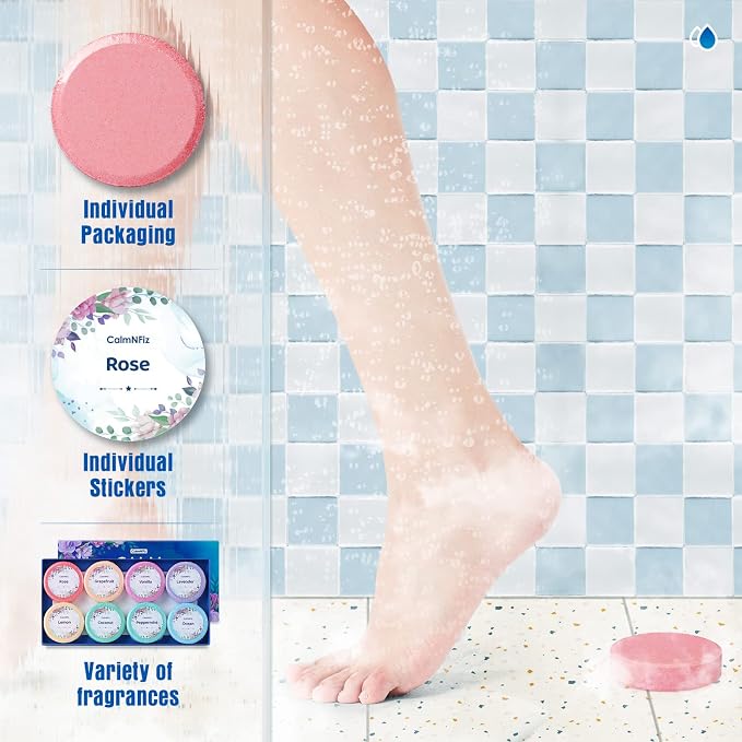 CalmNFiz Shower Steamers Aromatherapy 8 Pack – Gifts - Image 2