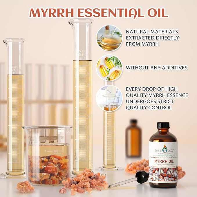 EVOKE OCCU Myrrh Essential Oil for Discomfort Relief, Skin Care - Image 6