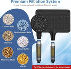 MakeFit Dual Filtered Rain Shower Head Combo, High Pressure Handheld Shower Head - Image 5