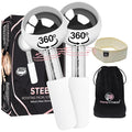 PRIME Fitness Ice Globes for Facials | Unbreakable Steel Cooling Roller | Cryo by PRIME+Fitness