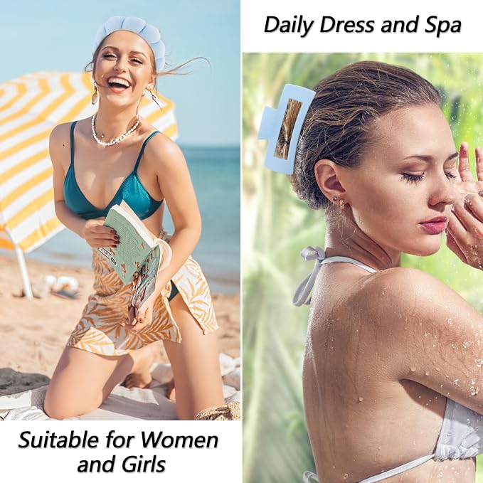 VELSCRUN Spa Headband, Makeup Face Wash Skincare Headbands, Stuff - Image 5