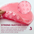Shower Foot Scrubber Mat Back Washer Back Exfoliating Bath Wash Pad Wall - Image 5
