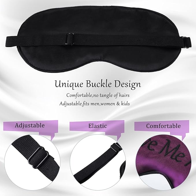 8 Pieces Funny Sleep Mask Silk Eye Mask - Image 4