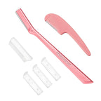 Tweezerman Tea Rose Prep and Plane Facial Razor Set by Tweezerman