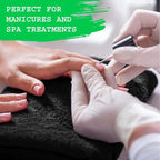 GREEN LIFESTYLE Black Microfiber Bleach Safe Towel Bulk Sets, Premium Spa - Image 4