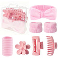 16 Pcs Skincare Headband Set, Face Washing Headband by XiuyingFeng