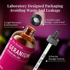 SU JUABA Geranium Essential Oil 4 Oz, 100% Pure & Natural Aromatherapy Oil - Image 7