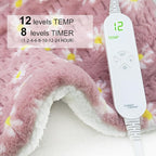 GOQO TOMO Heating Pad, 12 x 24 Inch, Machine Washable, 8 Timer Settings - Image 2