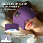 LC-dolida Sleep Mask with Bluetooth Headphones, Ice Silk Sleep Headphones with - Image 4