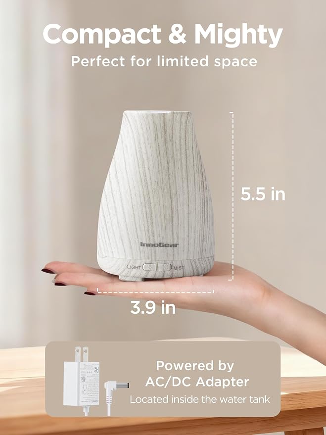 InnoGear Essential Oil Diffuser, Ultrasonic Diffusers - Image 2