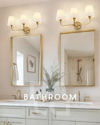 Bathroom Light Fixtures, Brushed Gold Vanity Lights - Image 8