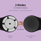 Premium Facial Cleansing Brush, Waterproof Face Scrubber, Spin & Sonic Modes - Image 5