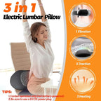 3 in 1 Lumbar Pillow，Smooth Triple Fusion Electric Back Massager - Image 5