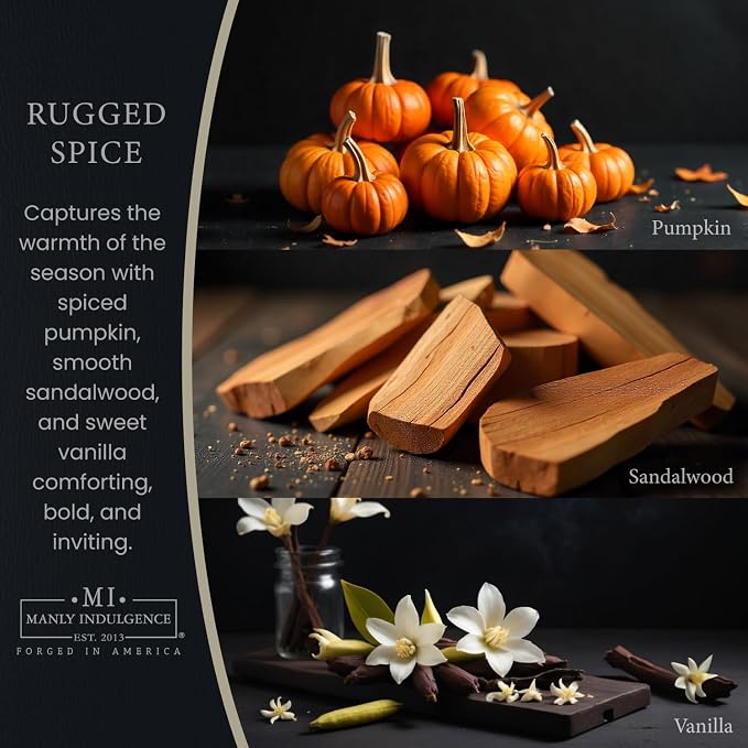 Manly Indulgence Rugged Spice Scented Wax Melts, Wax Melt Warmer Cubes - Image 2