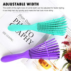 Detangling Brush for Women's Afro American/African 3a to 4c Kinky, Coily Hair - Image 2