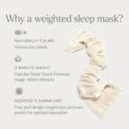 Nodpod Gentle Pressure Sleep Mask | Patented Light Blocking Design - Image 3