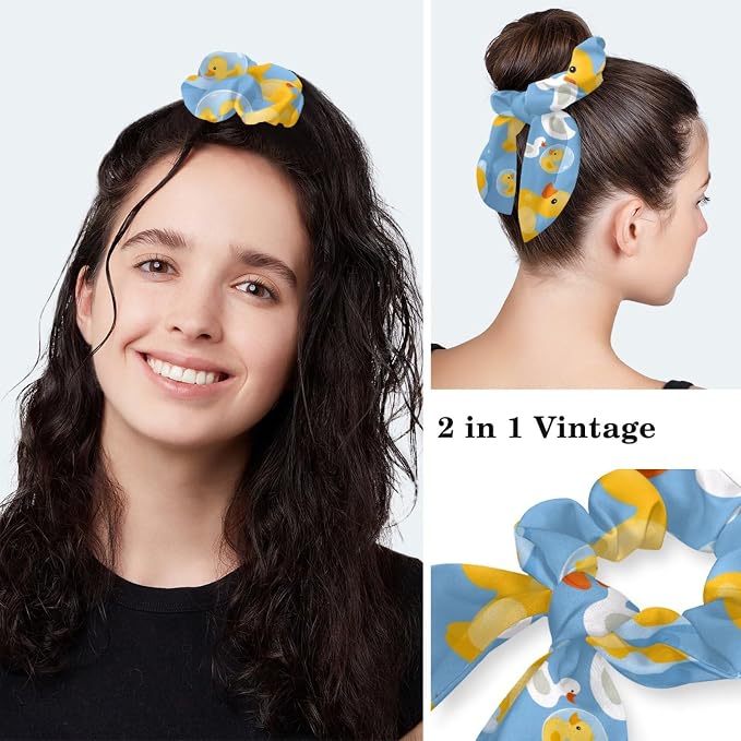 Scrub Cap with Hair Scrunchy, Ponytail Holder Surgical Cap - Image 5