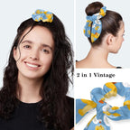 Scrub Cap with Hair Scrunchy, Ponytail Holder Surgical Cap - Image 5