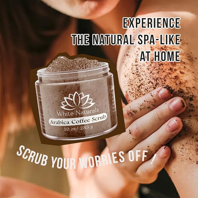 Arabica Coffee Scrub, Moisturizing Exfoliating Face, Body Foot, Natural - Image 2