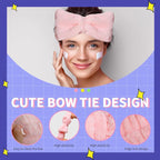 WSYUB Spa Headbands, Makeup Headband, Bow Headband - Image 4