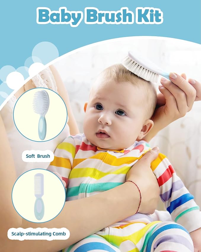 Baby Grooming and Health Kit, Lictin 15 in 1 Safety Care Set, Newborn Nursery - Image 3