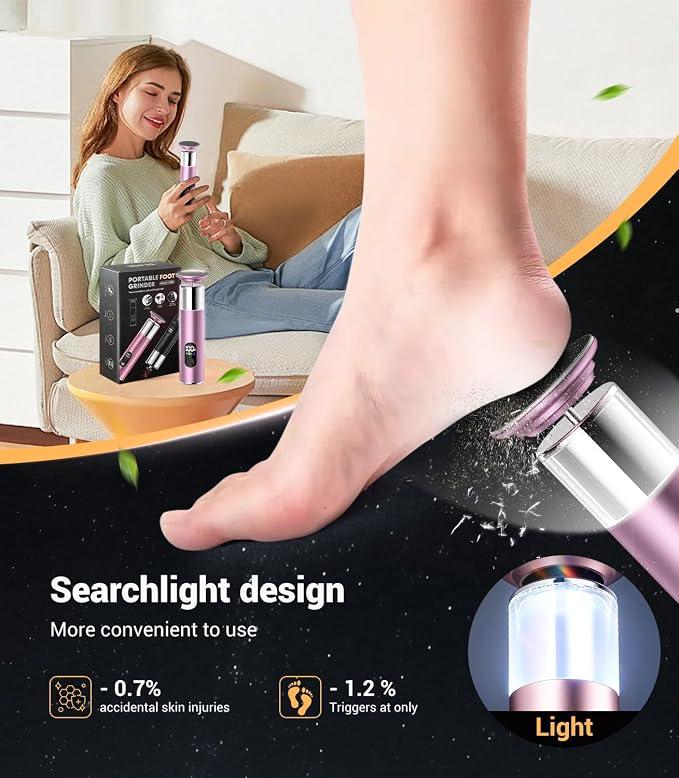 Electric Foot Callus Remover, Rechargeable Electric Callus Remover - Image 4