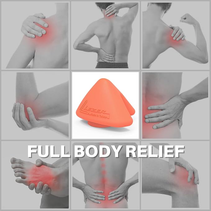LEZER Large Trigger Massage Point, Manual Massage Ball, Hip Hook, Muscle Knot - Image 8