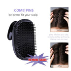 2-in-1 Scalp Massager Shampoo Brush, Scalp Scrubber, Exfoliator Brush - Image 5