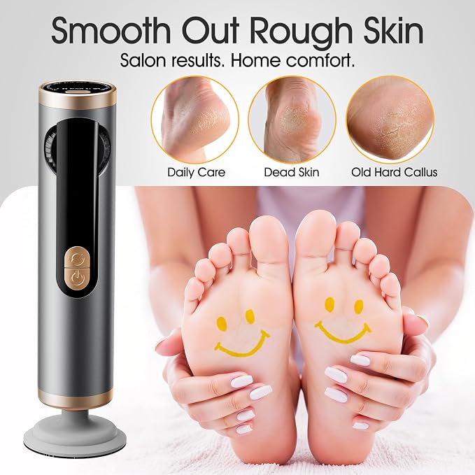 Electric Callus Remover for Feet, Rechargeable Pedicure Tools for Feet - Image 6
