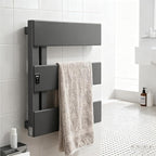 Verida Towel Warmer Rack, Support Hardwired and Plug-in, Wall-Mounted Electric by WarmthstartswithVerida