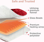 Comfytemp Weighted Heating Pad for Back & Period, 12x24 Extra Large Electric - Image 6